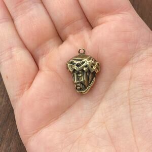 Vintage Theda 925 Sterling Silver Jesus Crown of Thorns Pendant Bracelet Charm